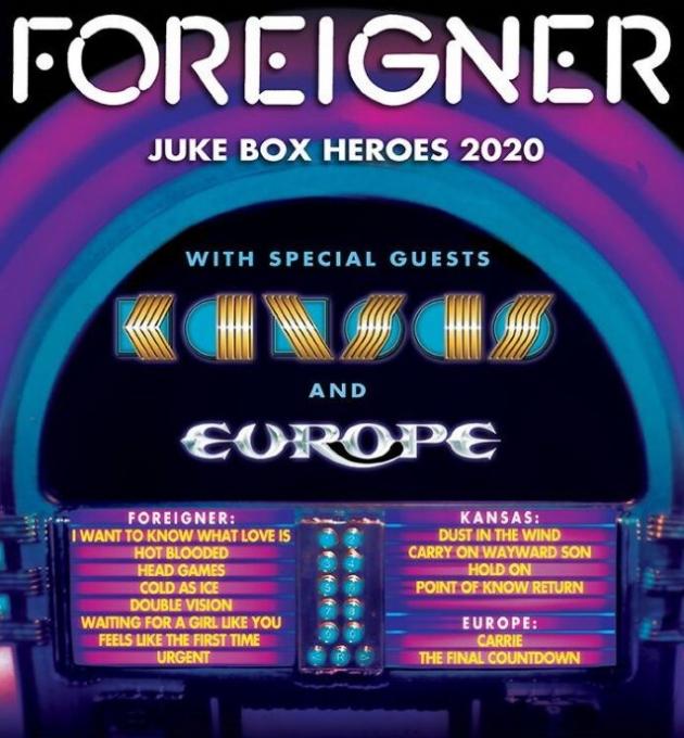 Foreigner, Kansas & Europe