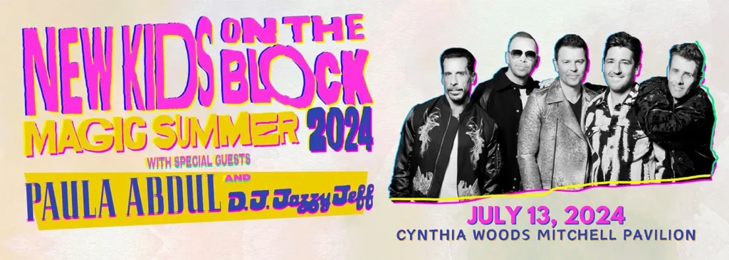 New Kids On The Block at The Cynthia Woods Mitchell Pavilion