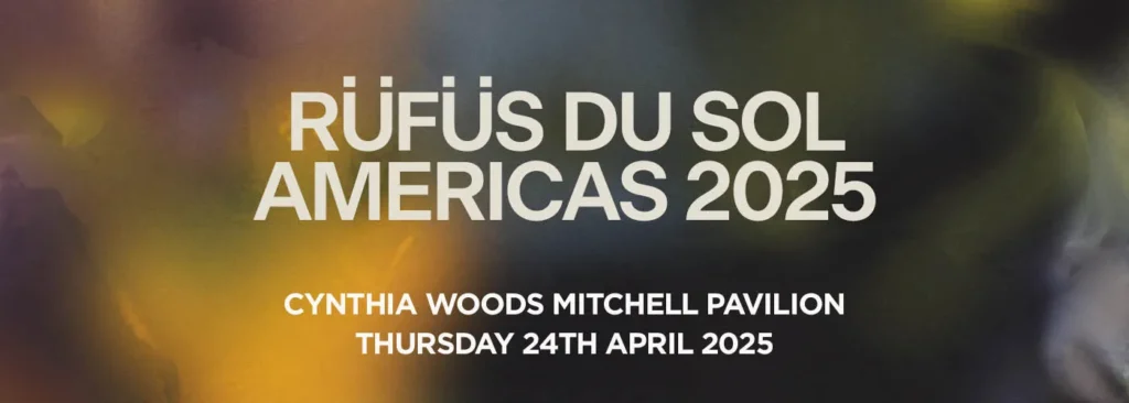 Rufus Du Sol at The Cynthia Woods Mitchell Pavilion